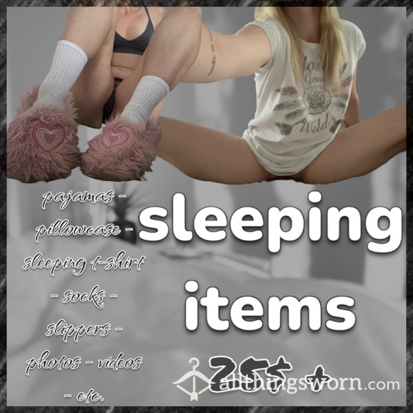 Sleeping Items 😴 🛌 👩🏼