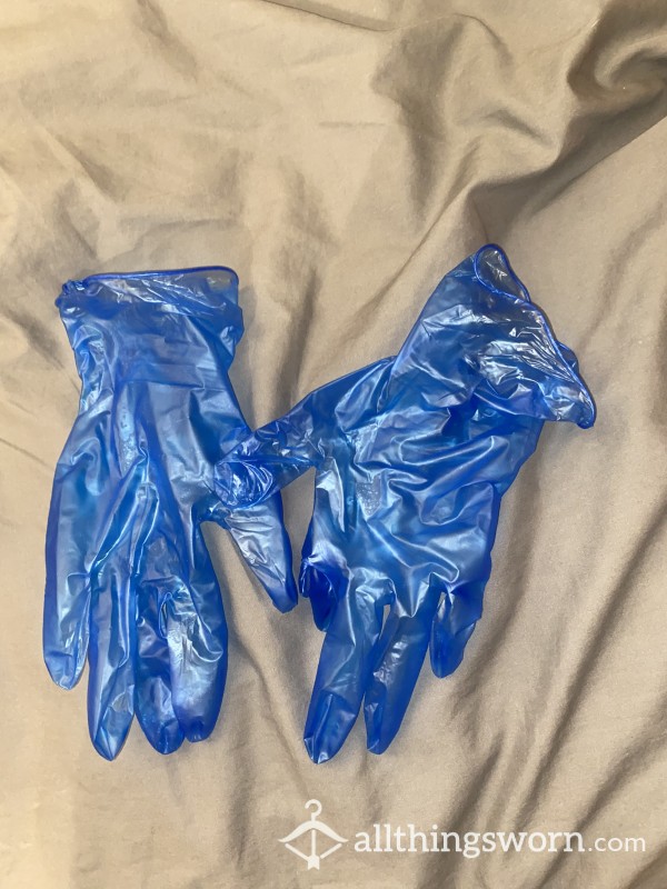 Slept In Medium Nylon Gloves With Moisturiser In