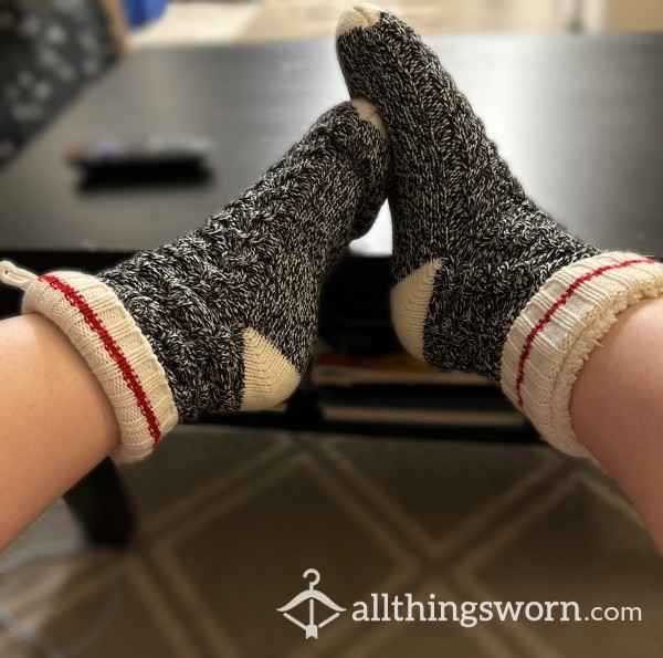 Slipper Socks 🧦 Well Worn, 1 Year