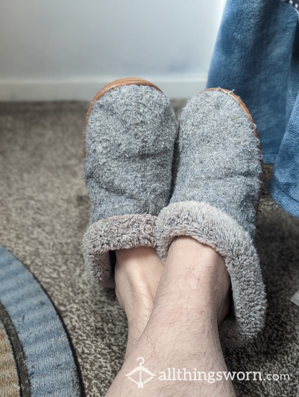Slippers, Worn With And Without Socks