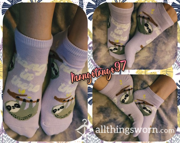🦥 Sloth "hang In There" Socks 🦥
