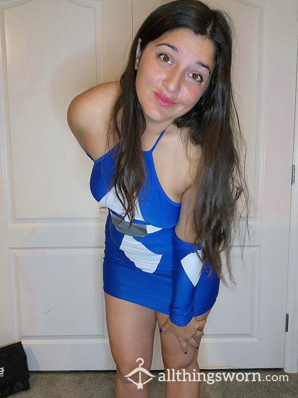 Slutty Blue Power Ranger Costume Dress + 24 Hour Wear