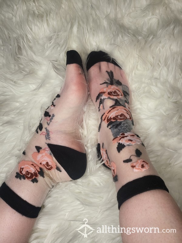 Slutty Flower Socks