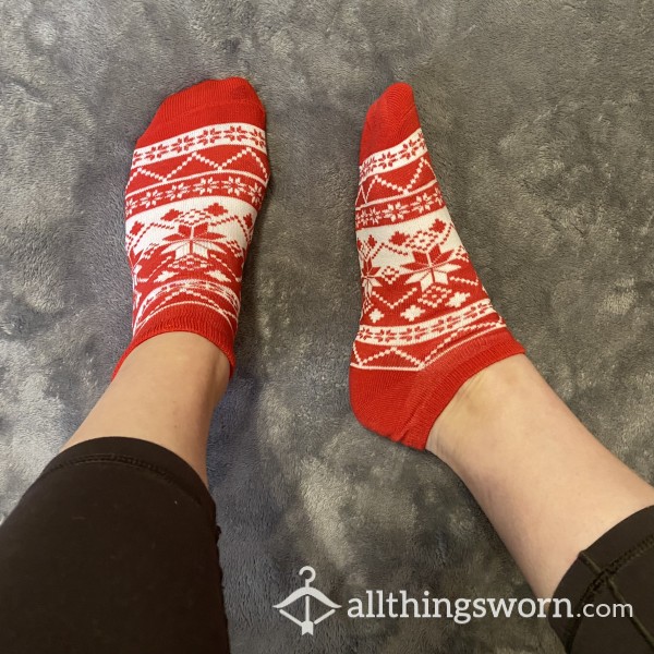 Small, Brand-New Christmas Sweater Socks!!