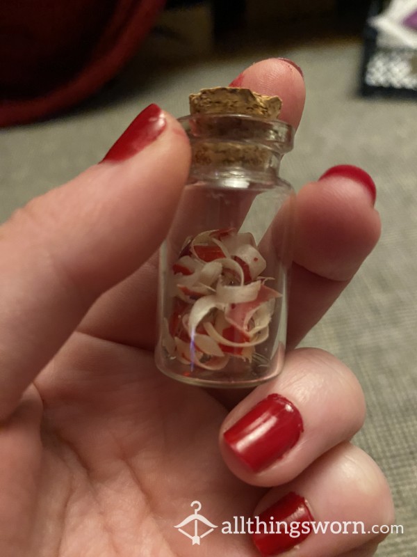 Small Jar Of My Long Finger Nails 💅