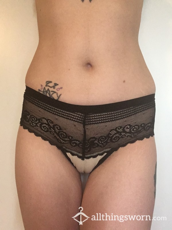 Small, Lacey, Full Back Panties