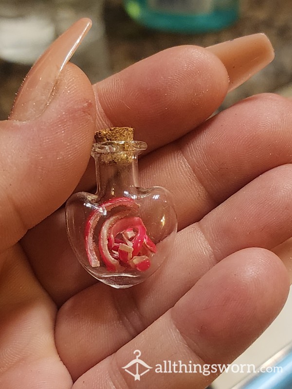 Small Vial Of Clipped Toenails