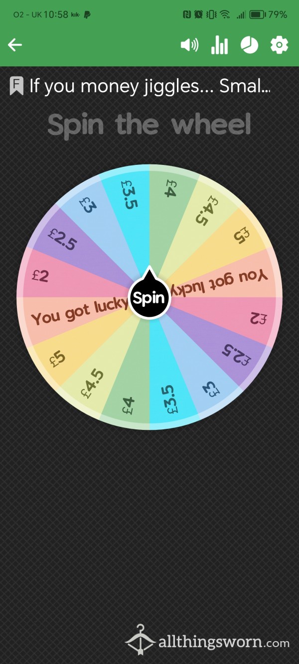 Small Wheel Of Fortune (for Those Less Fortunate Ones)