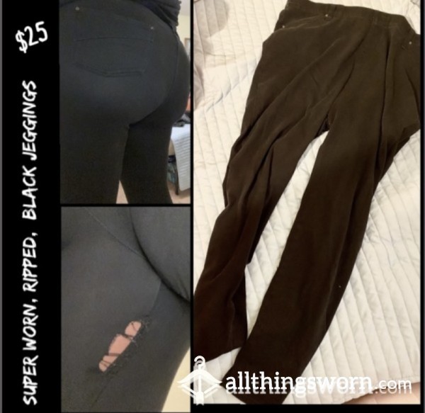 Smell All Of Me, Worn Jeggings. 48 Hour Wear, Free US Shipping