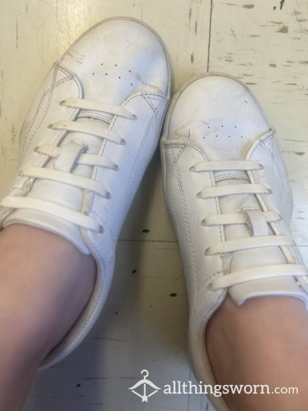 Smelly Barefoot Worn Sneakers