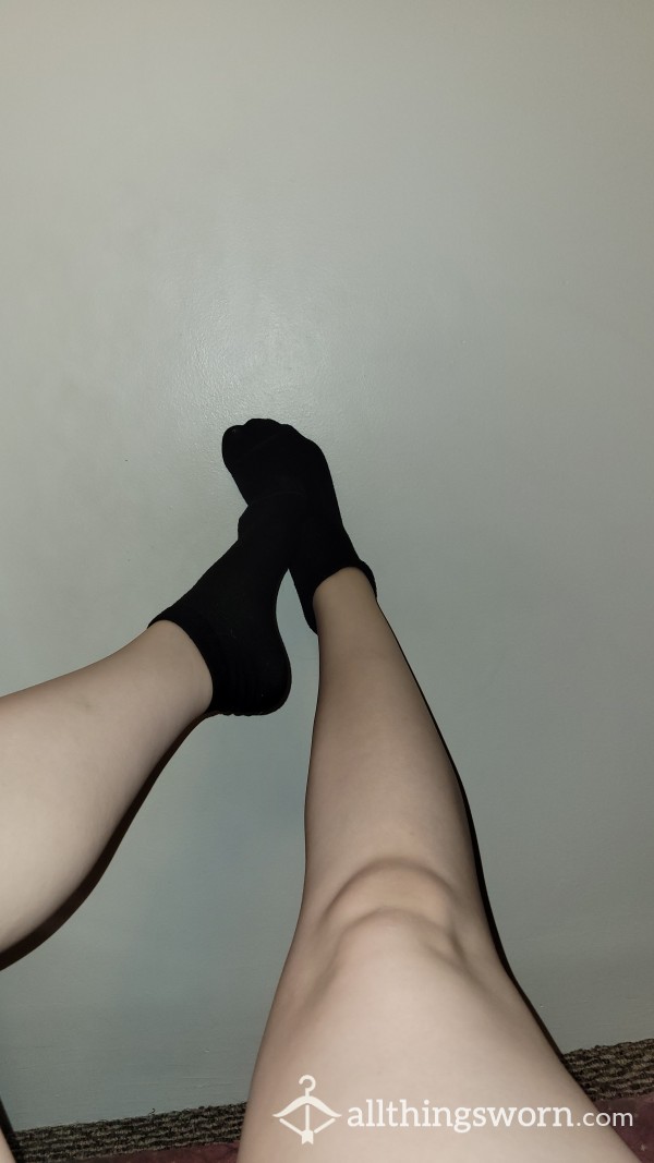 Smelly Black Ankle Socks