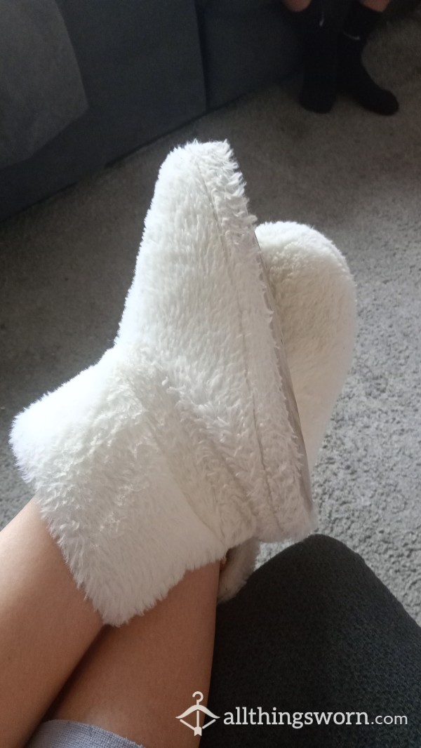Smelly Fluffy Slippers.