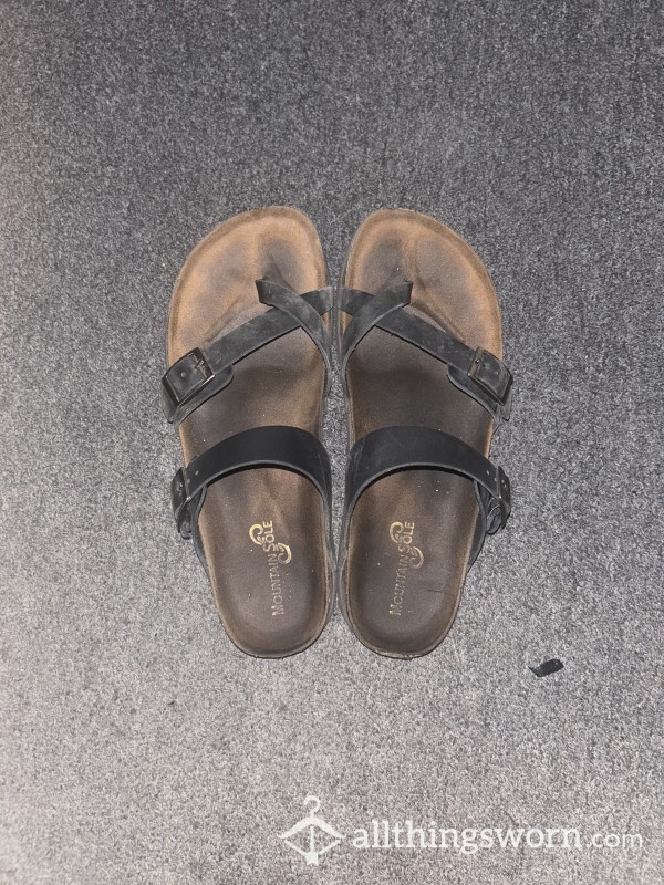 Smelly Imprinted Footprint Sandals