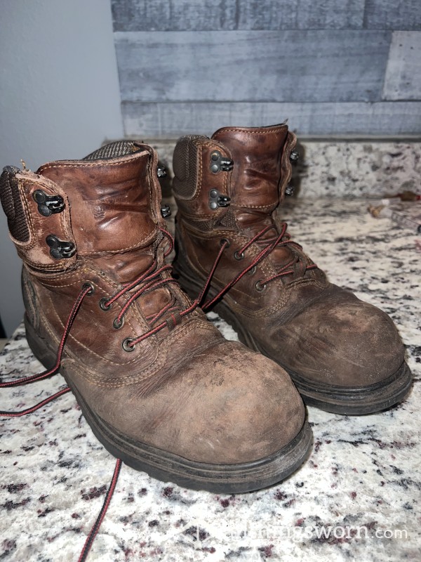 Smelly RedWings Work Boots