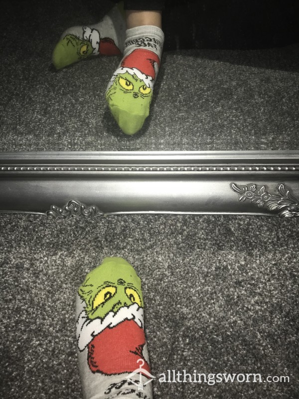 Used The The The The GRINCH Socks 🧦