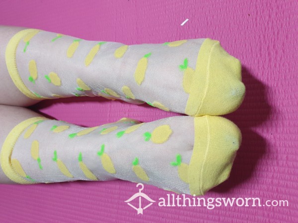 Smelly Transparent Lemon Socks 🧦💦💦
