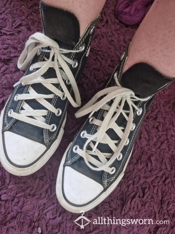 Smelly Worn Converse, 5, Years Old, Cracked, Dirty