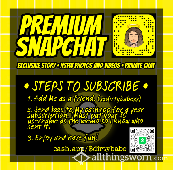 Snap Chat Premium (year Sub)