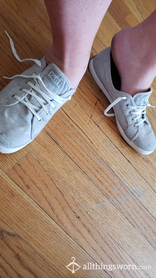Smelly Ked Sneakers Used At Work