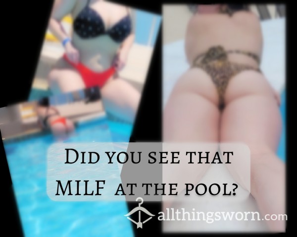 Public Perv - Hot Mom At The Pool 🏖 10 Photos