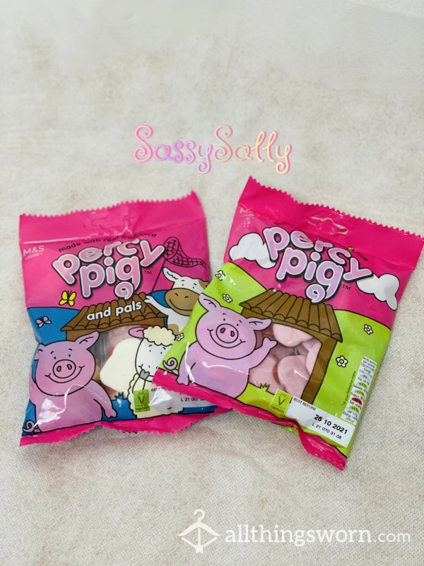 Soaked Percy Pigs