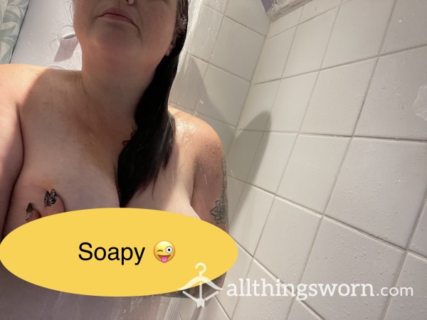 Soapy Tits In The Shower