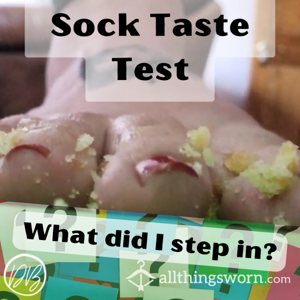 Sock Taste Test Guessing Game 👅