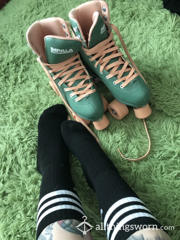Socks Worn Roller Skating