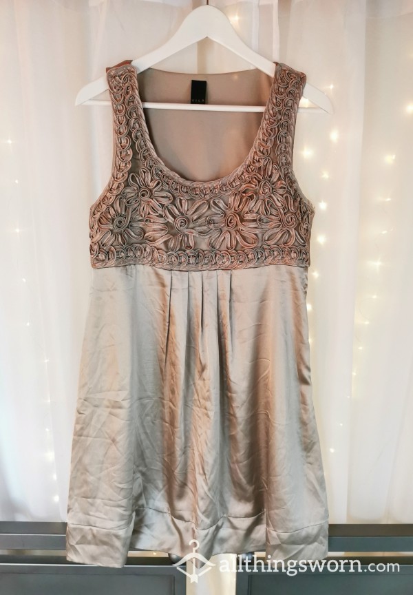 CLEARANCE Soft And Silky Grey Dress - Includes International Standard Shipping!