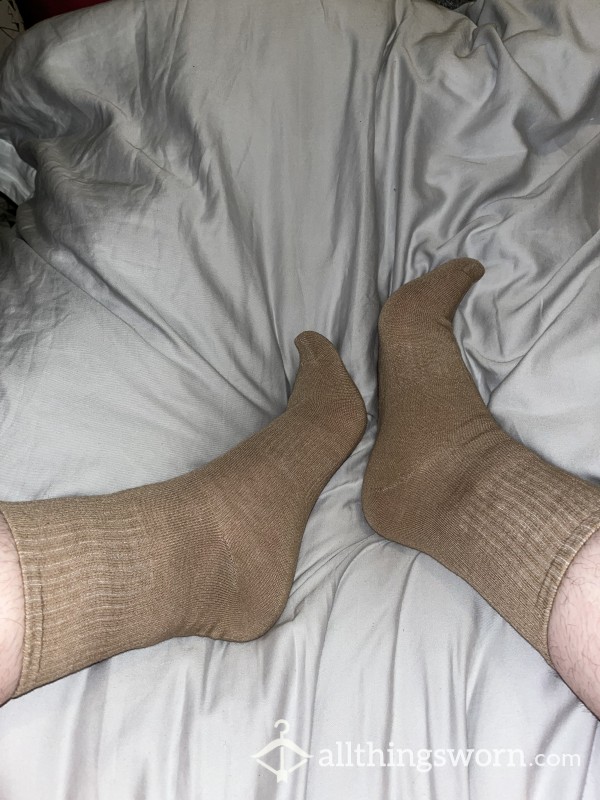 Soft Nude Crew Sock