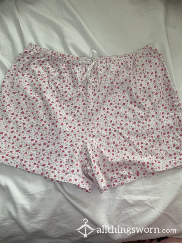 Soft Floral Cotton Sleep Shorts (Avail. For Custom Wear)