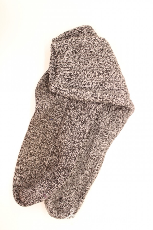 Soft Grey Calf Socks (free Pic, Free Extra Wear)