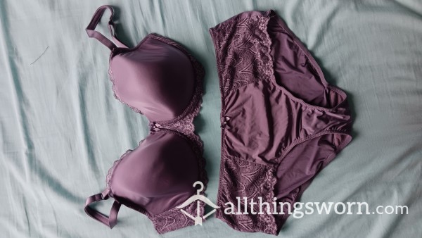 Soft Purple Bra And Panties 💜