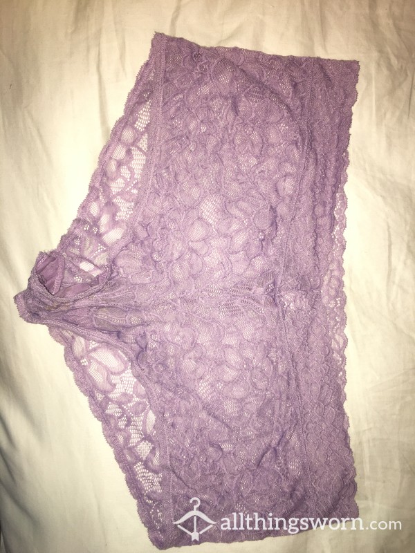 Soft Purple Lace Cheekies