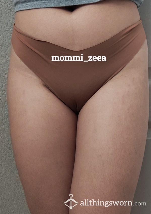 Soft Seamless Brown Thong • Size Medium • Victoria Secret • Asian Mommy Dom
