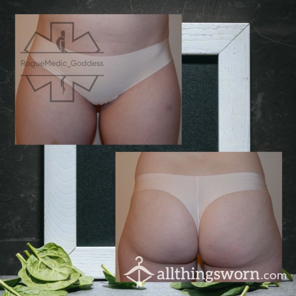 Soft Simple No-Show Nude Thong - Medium