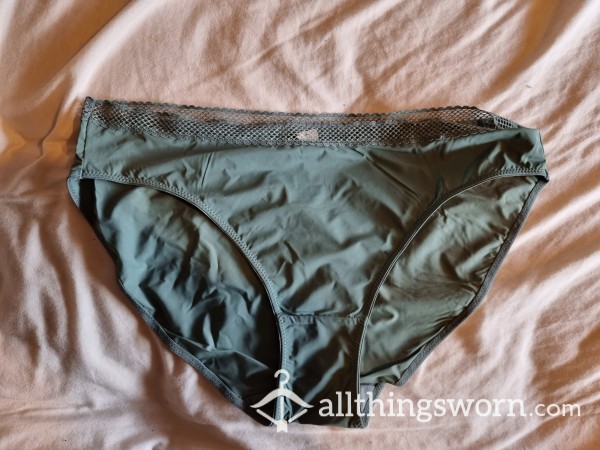Soft, Swimwear-style Material, Green Full Knickers/Panties - 24 Hour Wear - Addons Available!