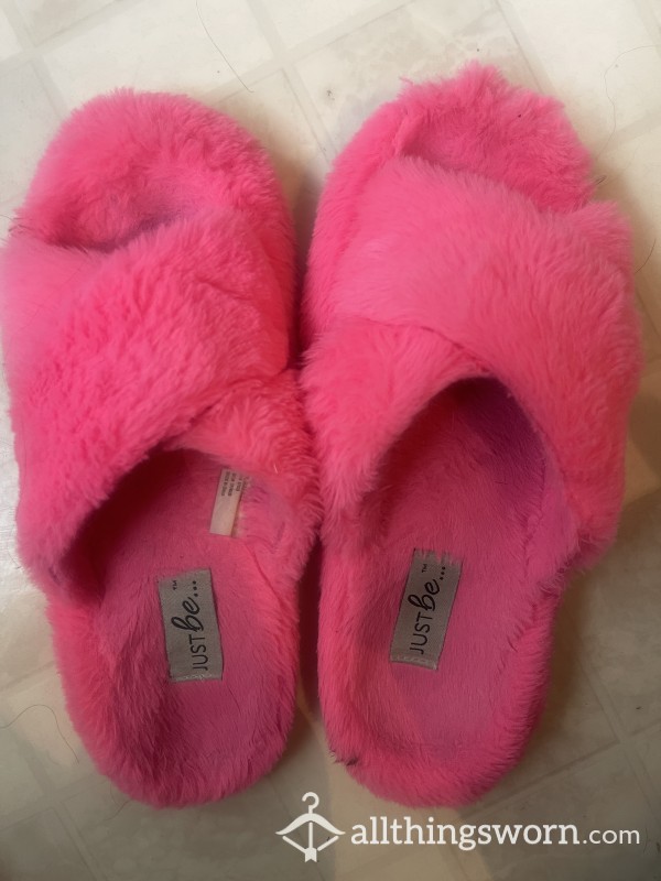 Soft Wet Pink Slippers