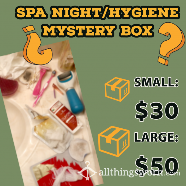 Spa Night/Hygiene Mystery Boxes
