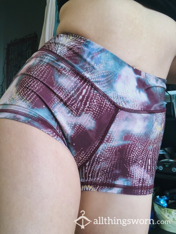 Spandex  Shorts- Recently Worn For Hot Yoga