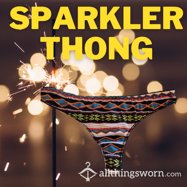 Sparkler Thong