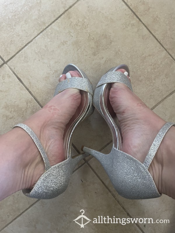 Sparkly Glitter, Cute Fancy High Heels