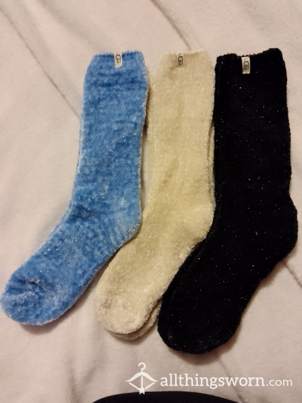 Sparkly UGG Socks. Super Soft And Snug