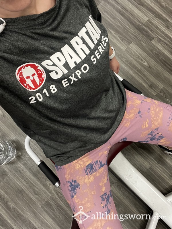 Spartan Gym Tshirt Soaked In Sweat