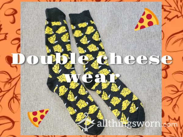 🧀Special Item🧀 Double Cheese Socks - Can You Guess What's Inside Them Besides My Feet?