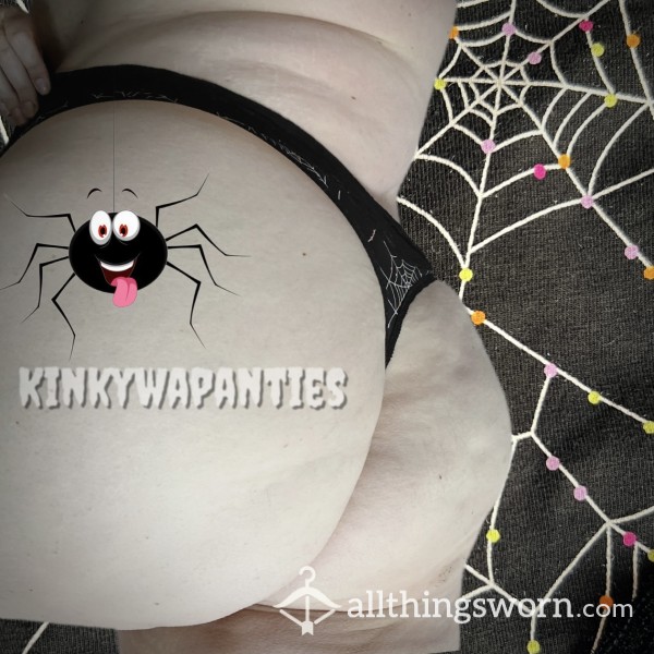Spiderwebs Cotton Thong - Includes 48-hour Wear & U.S. Shipping
