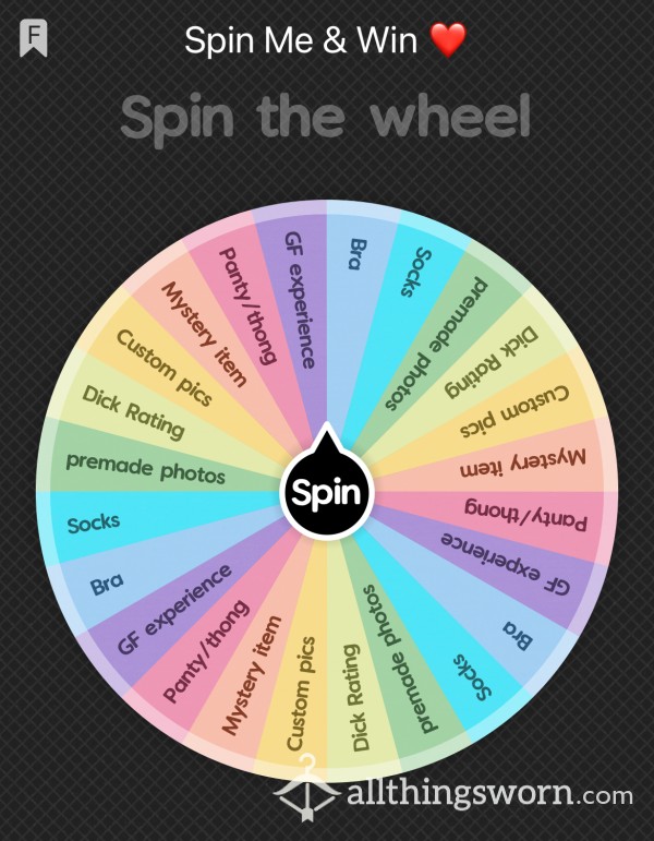 Spin Me & Win ❤️