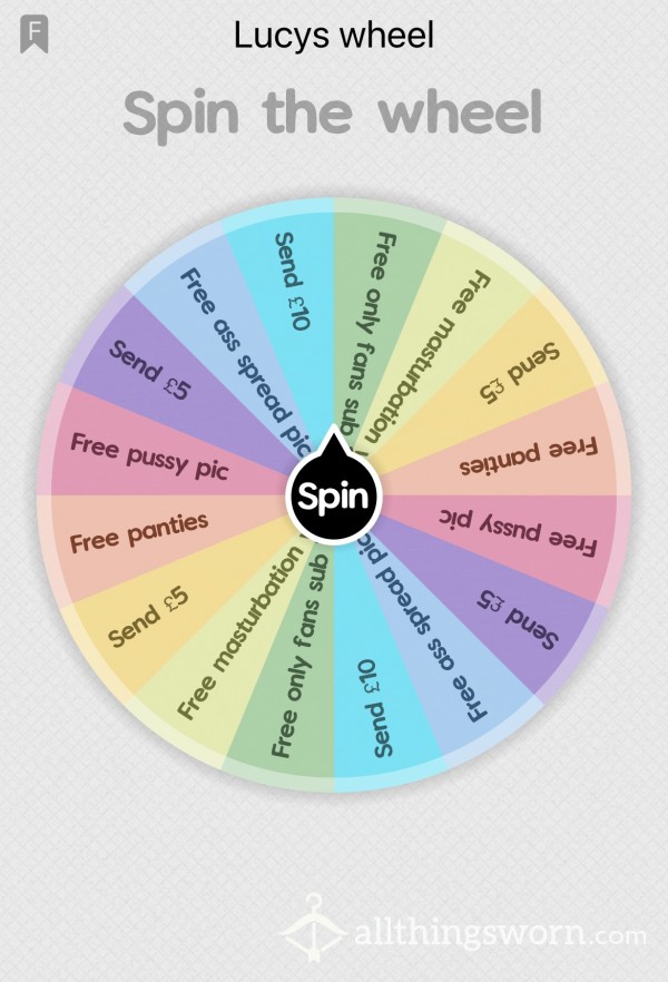 Spin My Naughty Wheel