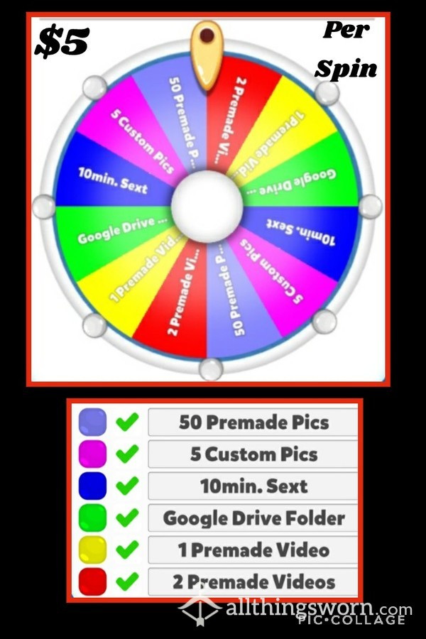 Spin My PRIZE WHEEL!