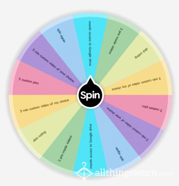 Can’t Choose? Spin My Digital Content Wheel And Let’s Play 😈